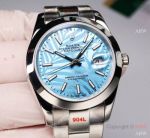 Swiss Quality Rolex DateJust II Oystersteel 41 Citizen Blue Palm motif Watch